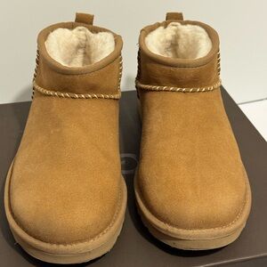 UGG Tan Ankle Boots